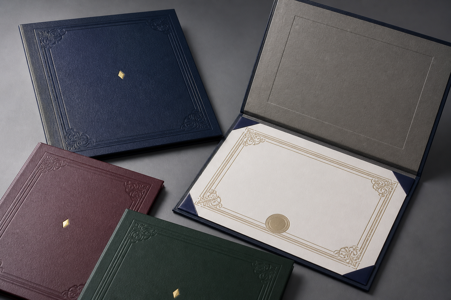 Certificates & presentation folders